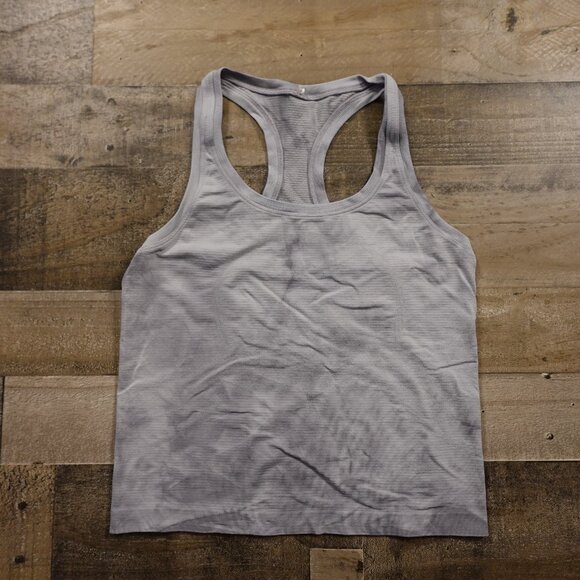 Lululemon Cool Racerback Tank Manifesto Gray Women’s Size 6 - Picture 1 of 8